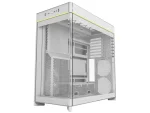 Számítógépház Montech HS02 PC Ház, Midi-Tower, ATX, Edzett Üveg, ARGB - Fehér - Image 4