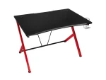 Gamer asztal Nitro Concepts D12 1160 x 750 mm Fekete/Piros