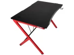 Gamer asztal Nitro Concepts D12 1160 x 750 mm Fekete/Piros - Image 2