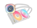 Processzor hűtő Corsair iCUE LINK Titan 240 RX LCD RGB AIO- 240 mm, fehér - Image 2