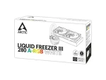 Processzor hűtő AIO Arctic Freezer III ARGB, 28cm, fehér - Image 8