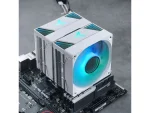 Processzor hűtő Jonsbo CR-3000 ARGB Dual torony, 2x120mm venti, Fehér - Image 9