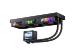 Jonsbo TF3-360SCB AiO vízhűtés, IPS képernyő + 3 képernyő – 360 mm, fekete - Image 5