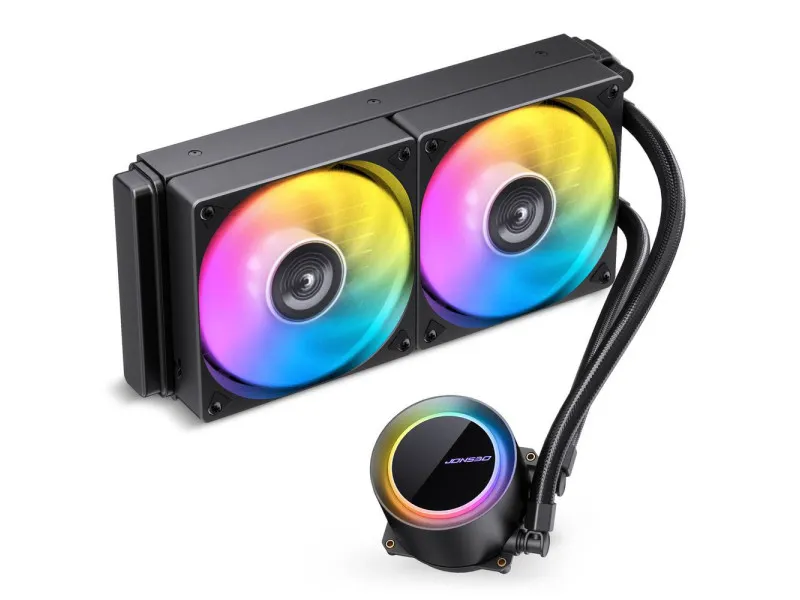 Jonsbo TG-240 AiO vízhűtés, ARGB – 240 mm, fekete