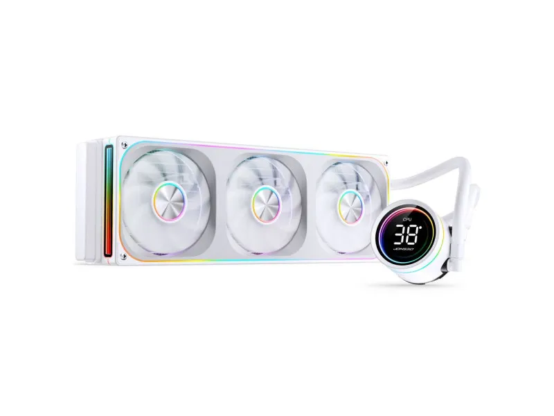 Jonsbo TH-360 AiO vízhűtés, ARGB, kijelző – 360 mm, fehér
