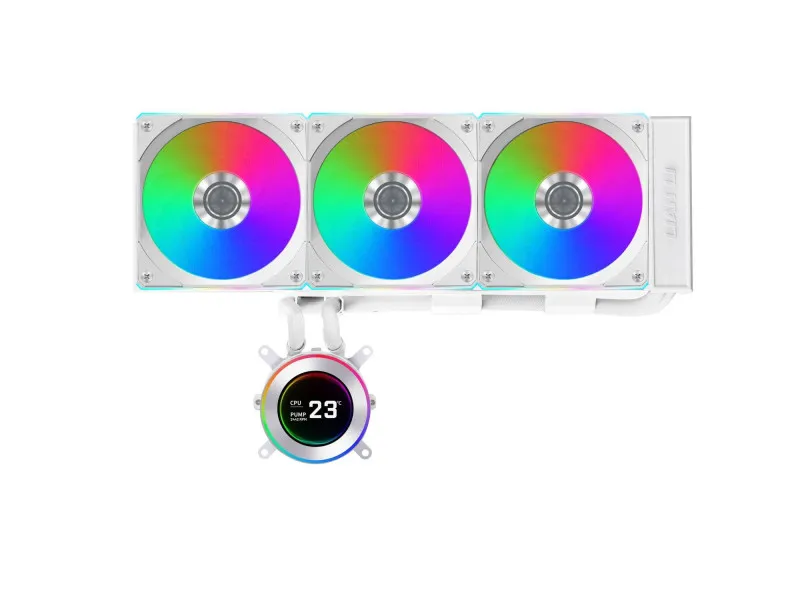 Processzorhűtő Lian Li HYDROSHIFT II LCD-C 360CL ARGB AiO - Fehér