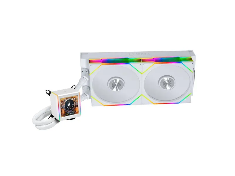Processzor hűtő Lian Li GA2 LCD 280 TL Wireless - 280mm, fehér