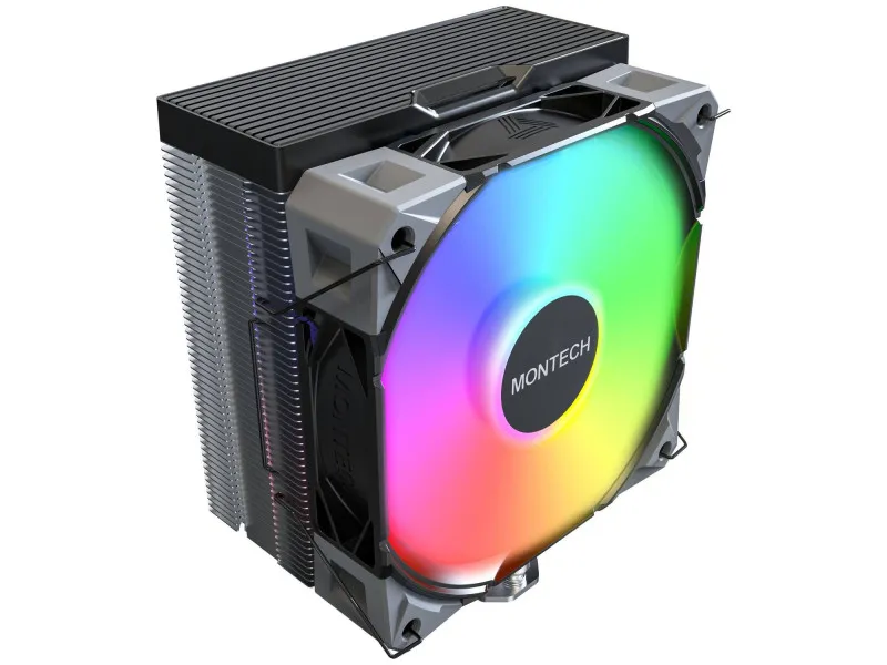 Montech NX400 CPU-hűtő, ARGB - 120mm, fekete