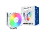 Montech NX400 White CPU-hűtő, ARGB - 120mm, fehér - Image 7