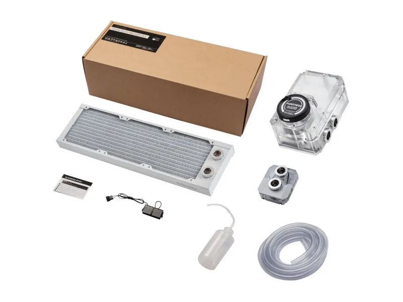 PHANTEKS Glacier EZ-Fit 360 D30 SOFT KIT, DIY AIO folyadékhűtő szett, fehér