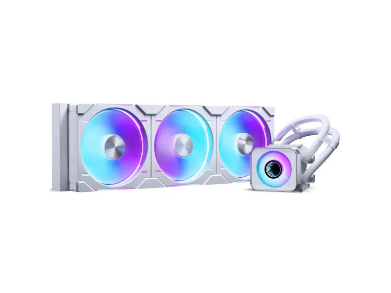 PHANTEKS Glacier One 420D30 X2 DRGB AiO CPU hűtő - 420mm, Fehér