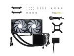 TRYX PANORAMA AIO CPU hűtő + AMOLED, ARGB - 240 mm, fekete - Image 5