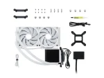 TRYX PANORAMA AIO CPU hűtő + AMOLED, ARGB - 240 mm, fehér - Image 5