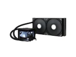 TRYX PANORAMA AIO CPU hűtő + AMOLED kijelző- 280 mm, fekete