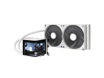 TRYX PANORAMA AIO CPU hűtő + AMOLED kijelző- 280 mm, fehér