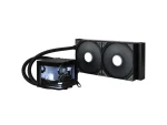 TRYX PANORAMA AIO CPU hűtő + AMOLED kijelző - 240 mm, fekete