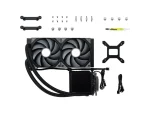 TRYX PANORAMA AIO CPU hűtő + AMOLED kijelző - 240 mm, fekete - Image 5