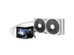 TRYX PANORAMA AIO CPU hűtő + AMOLED kijelző- 240 mm, fehér