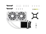 TRYX PANORAMA AIO CPU hűtő + AMOLED kijelző- 240 mm, fehér - Image 5