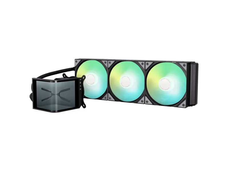 CPTR015.webp TRYX PANORAMA SE AIO CPU hűtő, 3D-AMOLED, ARGB - 360 mm, fekete - Image 1