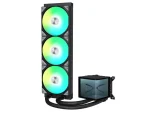 TRYX PANORAMA AIO CPU hűtő, 3D-AMOLED, ARGB - 360 mm, fekete - Image 2