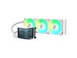TRYX PANORAMA AIO CPU hűtő, 3D-AMOLED ARGB - 360 mm, fehér