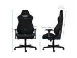 Gamer szék Nitro Concepts S300 Stealth Black - Fekete - Image 2