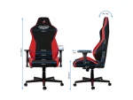 Gamer szék Nitro Concepts S300 Inferno Red - Fekete/Piros - Image 2