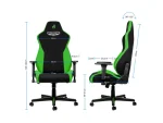 Gamer szék Nitro Concepts S300 Atomic Green - Fekete/Zöld - Image 2