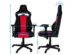 Gamer szék Nitro Concepts E250 Fekete/Piros - Image 2