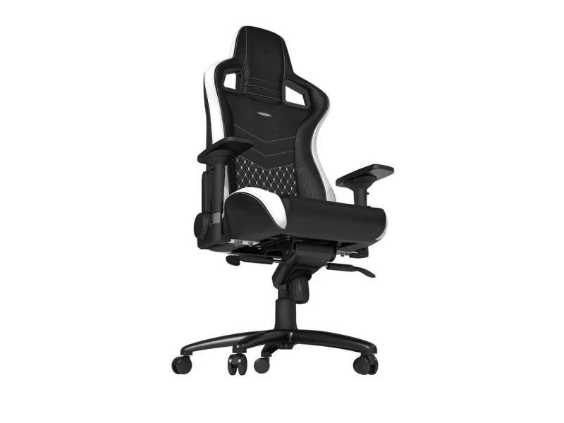 Gamer szék noblechairs EPIC Valódi Bőr Fekete/Fehér/Piros