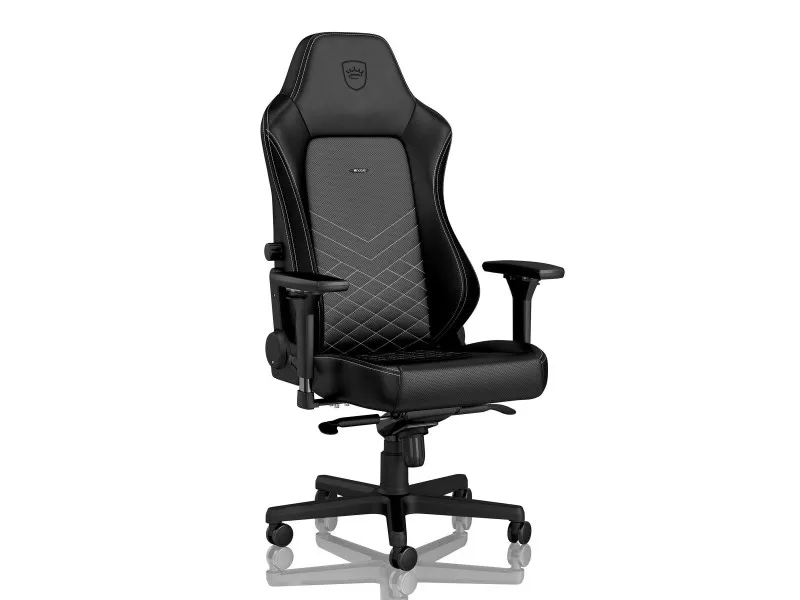 Gamer szék noblechairs HERO PU Bőr Fekete/Platinafehér