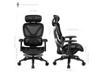 Gamer szék ThunderX3 XTC-Mesh fekete - Image 3