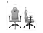 Gamer szék ThunderX3 EAZE - Loft szürke - Image 3