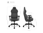 Gamer szék ThunderX3 CORE Smart, Loft (szövet) sötét szürke - Image 9