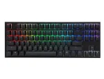 Billentyűzet Ducky ONE 2 RGB TKL MX Blue RGB LED Magyar Fekete