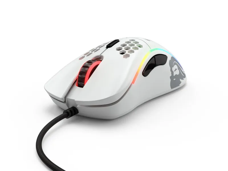 Egér Glorious Model D- RGB Optikai USB Fehér