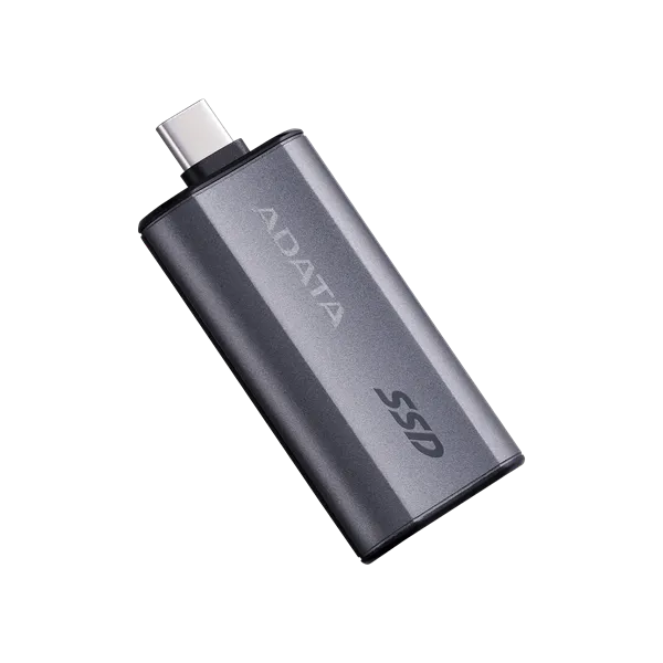 ADATA Külső SSD 500GB - SC750 (USB 3.2 Gen.2, R/W: 1050/1000 MB/s, USB Stick, ezüst)