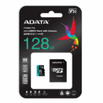 ADATA MicroSD kártya - 128GB microSDXC UHS-I U3 Class10 A2 V30S (R/W: 100/85 MB/s) + adapter - Image 2