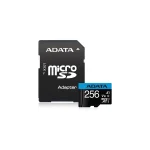 ADATA MicroSD kártya - 256GB microSDXC UHS-I Class10 A1 V10 (R/W: 100/25 MB/s) + adapter - Image 2