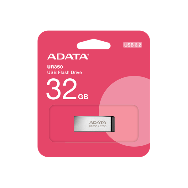 ADATA Pendrive 32GB, UR350 USB 3.2, fémházas, fekete - Image 4