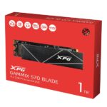 ADATA SSD 1TB - XPG GAMMIX S70 BLADE (3D, M.2 PCIe Gen 4x4, r:7400 MB/s, w:5500 MB/s, PS5 Ready) - Image 2