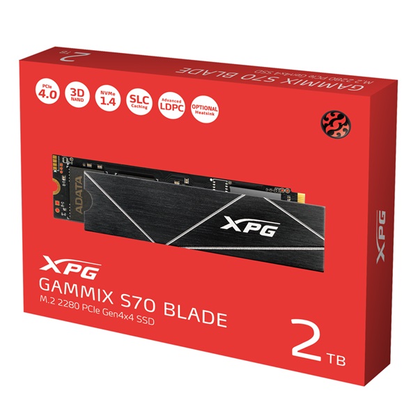 A-Data XPG 2TB M.2 2280 NVMe GAMMIX S70 Blade