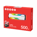 ADATA SSD 500GB - SPECTRIX S65G (3D TLC, M.2 PCIe Gen 4x4, r:5000 MB/s, w:2700 MB/s, hűtőbordás) - Image 3