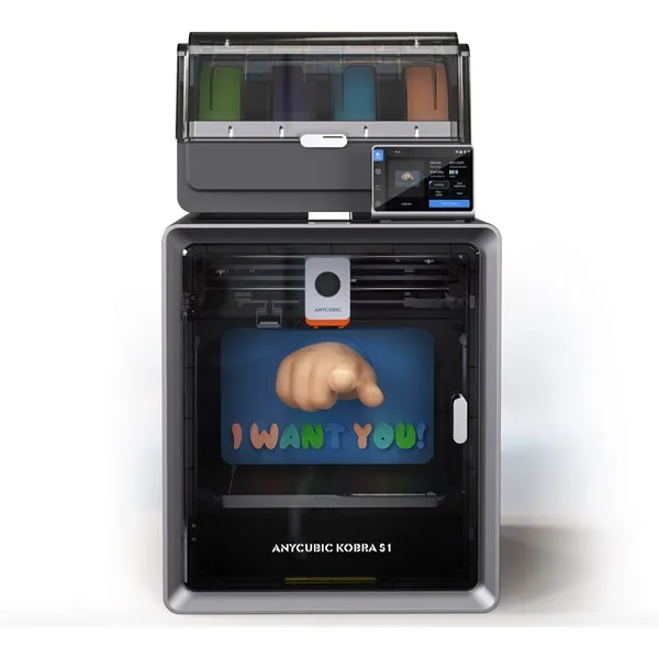 ANYCUBIC 3D nyomtató - Kobra S1 Combo (Filament technológia, 4 szín, Építőtér 250x250x250 mm) - Image 2