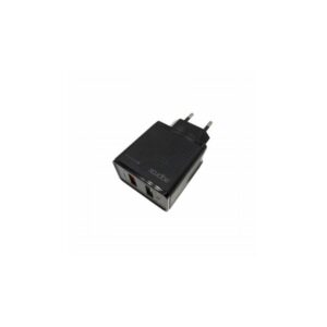 APPROX Telefontöltő - 2db USB2.0, 18W, QC3.0, Fekete