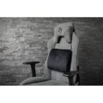 AROZZI Gaming szék kiegészítő - memóriahabos deréktámasz párna fekete velúr - Image 2