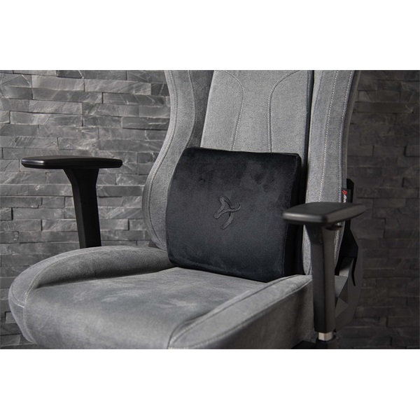 AROZZI_Gaming_szek_kiegeszito_-_memoriahabos_derektamasz_parna_fekete_velur-i366596.jpg AROZZI Gaming szék kiegészítő - memóriahabos deréktámasz párna fekete velúr - Image 3
