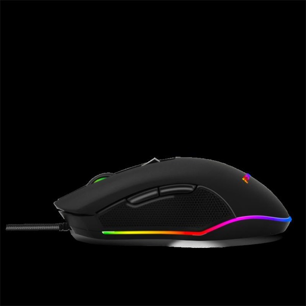 Advance Egér - GTA 210 (2400 DPI, 6 gomb, RGB, fekete) - Image 5