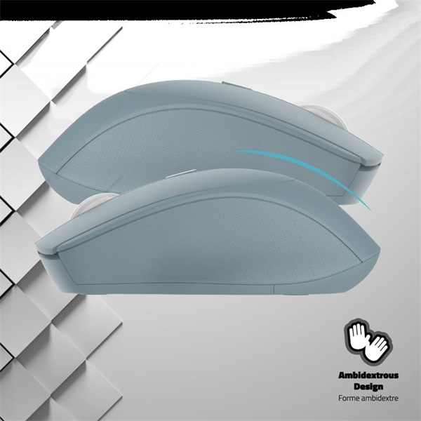 Advance Egér vezeték nélküli - FEEL WIRELESS (1600 DPI, 4 gomb, kék) - Image 4